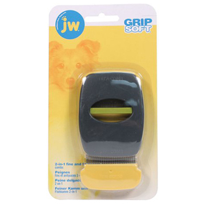 JW Pet Company Peine Quita Pulgas y Nudos 2 en 1 para Perro JW Pet Company Peine Quita Pulgas y Nudos 2 en 1 para Perro