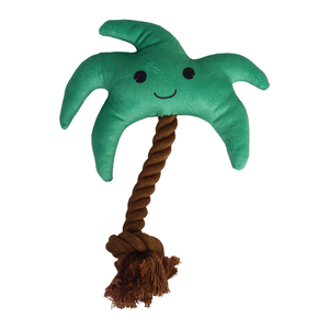 Latipaw Dinosaurs Palmera de Peluche con Cuerda para Perro, Mediano Latipaw Dinosaurs Palmera de Peluche con Cuerda para Perro, Mediano