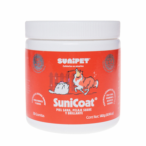 SuniPet Sunicoat Gomitas para el Cuidado de Piel y Pelaje para Perros y Gatos, 70 Gomitas SuniPet Sunicoat Gomitas para el Cuidado de Piel y Pelaje para Perros y Gatos, 70 Gomitas